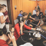 19.12.2015 Kielce. Gwiazdka z nieba. Wielki fina w studiu Polskiego Radia Kielce. / Wojciech Habdas / Radio Kielce