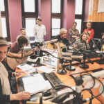 19.12.2015 Kielce. Gwiazdka z nieba. Wielki fina w studiu Polskiego Radia Kielce. / Wojciech Habdas / Radio Kielce