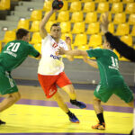 30.12.2015 Kielce. Międzynarodowy Turniej w Piłce Ręcznej o Puchar Prezydenta Miasta Kielce. Zwyciężyła Reprezentacja Polski B. Drugie miejsce zajęli Węgrzy, trzecie Litwini, na czwartym uplasowała się drużyna z Luksemburga. / Wojciech Habdas / Radio Kielce