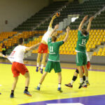 30.12.2015 Kielce. Międzynarodowy Turniej w Piłce Ręcznej o Puchar Prezydenta Miasta Kielce. Zwyciężyła Reprezentacja Polski B. Drugie miejsce zajęli Węgrzy, trzecie Litwini, na czwartym uplasowała się drużyna z Luksemburga. / Wojciech Habdas / Radio Kielce