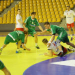 30.12.2015 Kielce. Międzynarodowy Turniej w Piłce Ręcznej o Puchar Prezydenta Miasta Kielce. Zwyciężyła Reprezentacja Polski B. Drugie miejsce zajęli Węgrzy, trzecie Litwini, na czwartym uplasowała się drużyna z Luksemburga. / Wojciech Habdas / Radio Kielce