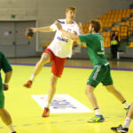 30.12.2015 Kielce. Międzynarodowy Turniej w Piłce Ręcznej o Puchar Prezydenta Miasta Kielce. Zwyciężyła Reprezentacja Polski B. Drugie miejsce zajęli Węgrzy, trzecie Litwini, na czwartym uplasowała się drużyna z Luksemburga. / Wojciech Habdas / Radio Kielce