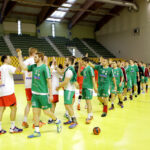 30.12.2015 Kielce. Międzynarodowy Turniej w Piłce Ręcznej o Puchar Prezydenta Miasta Kielce. Zwyciężyła Reprezentacja Polski B. Drugie miejsce zajęli Węgrzy, trzecie Litwini, na czwartym uplasowała się drużyna z Luksemburga. / Wojciech Habdas / Radio Kielce