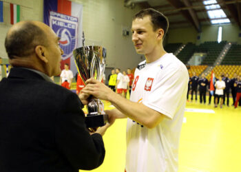 30.12.2015 Kielce. Międzynarodowy Turniej w Piłce Ręcznej o Puchar Prezydenta Miasta Kielce. Zwyciężyła Reprezentacja Polski B. / Wojciech Habdas / Radio Kielce