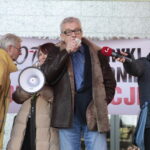 19.12.2015. Pikieta Komitetu Obrony Demokracji przeciwko łamaniu prawa i konstytucji przez najwyższe organy państwa. / Włodzimierz Batóg / Radio Kielce