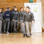 13.12.2015 Kielce. Hala przy Krakowskiej. IV Turniej Charytatywny PAMAF Pomaga 2015. Zawodników odwiedzili piłkarze Korony Kielce / Stanisław Blinstrub / Radio Kielce