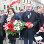 13.12.2015 Kielce. Paltforma Obywatelska zorganizowała własne obchody rocznicy stanu wojennego / Stanisław Blinstrub / Radio Kielce