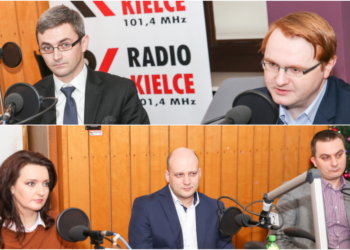 13.12.2015 Studio Polityczne Radia Kielce. / Radio Kielce