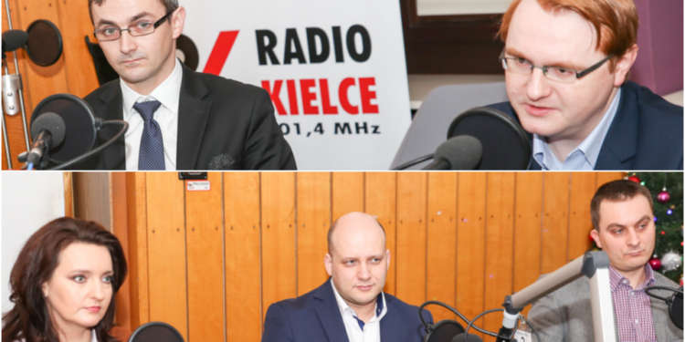 13.12.2015 Studio Polityczne Radia Kielce. / Radio Kielce