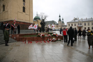 13.12.2015 Kielce. Uroczystości upamiętniające wprowadzenie w Polsce stanu Wojennego. / Stanisław Blinstrub / Radio Kielce