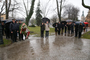 13.12.2015 Kielce. Uroczystości upamiętniające wprowadzenie w Polsce stanu Wojennego. / Stanisław Blinstrub / Radio Kielce