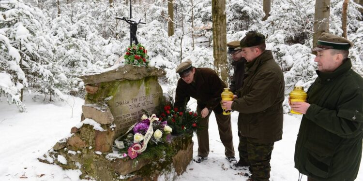 Leśnicy z nadleśnictwa Daleszyce uczcili Powstańców Styczniowych / Łukasz Czubak / RDLP w Radomiu