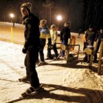 16.01.2016 Kielce. Nocna jazda na stoku narciarskim na Stadionie. / Jarosław Kubalski / Radio Kielce