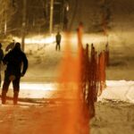 16.01.2016 Kielce. Nocna jazda na stoku narciarskim na Stadionie. / Jarosław Kubalski / Radio Kielce