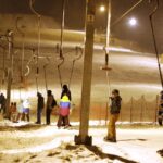 16.01.2016 Kielce. Nocna jazda na stoku narciarskim na Stadionie. / Jarosław Kubalski / Radio Kielce