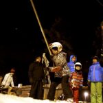 16.01.2016 Kielce. Nocna jazda na stoku narciarskim na Stadionie. / Jarosław Kubalski / Radio Kielce