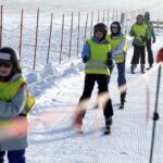 17.01.2016 Niestachów. Audycja Dzień Dobry Dzieci. Szkoła jazdy na nartach w Ośrodku Narciarskim w Niestachowie. / Jarosław Kubalski / Radio Kielce