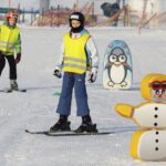 17.01.2016 Niestachów. Audycja Dzień Dobry Dzieci. Szkoła jazdy na nartach w Ośrodku Narciarskim w Niestachowie. / Jarosław Kubalski / Radio Kielce