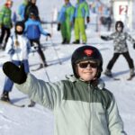 17.01.2016 Niestachów. Audycja Dzień Dobry Dzieci. Szkoła jazdy na nartach w Ośrodku Narciarskim w Niestachowie. / Jarosław Kubalski / Radio Kielce