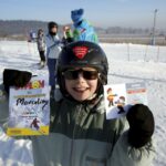 17.01.2016 Niestachów. Audycja Dzień Dobry Dzieci. Szkoła jazdy na nartach w Ośrodku Narciarskim w Niestachowie. / Jarosław Kubalski / Radio Kielce