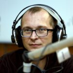 18.01.2016 Kielce. Audycja Punkty Widzenia w Radiu Kielce. Prowadzący Bartłomiej Zapała. / Jarosław Kubalski / Radio Kielce