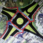 Kielce. Skrzyżowanie Al. Tysiąclecia z al. Solidarności i ulica Domaszowską. Wytyczne MZD. / Jarosław Kubalski / Radio Kielce