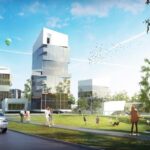 19.01.2016 Kielce. KPT. Wizualizacja nowego budynku i zagospodarowania terenu. / KPT