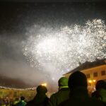 Ostrowczanie powitali Nowy Rok (1 stycznia 2016 r.) / Teresa Czajkowska / Radio Kielce