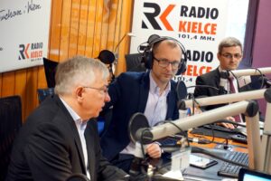 31.01.2016 Kielce. Studio Polityczne w Radiu Kielce. / Marek Wtorek / Radio Kielce