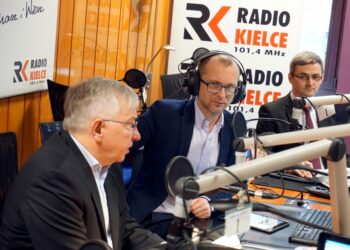 31.01.2016 Kielce. Studio Polityczne w Radiu Kielce. / Marek Wtorek / Radio Kielce