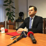 26.01.2016 Kielce. KKSM. Spotkanie pracowników i dziennikarzy z syndykiem Tycjanem Saltarskim. / Robert Felczak / Radio Kielce