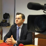 26.01.2016 Kielce. KKSM. Spotkanie pracowników i dziennikarzy z syndykiem Tycjanem Saltarskim. / Robert Felczak / Radio Kielce