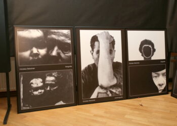 13.01.2016. Wystawa prac Zdzisława Beksińskiego w klubie Wspak UJK / Kamil Król / Radio Kielce