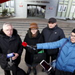 przedstawił członków komitetu wyborczego w przedterminowych wyborach wójta gminy Mirzec - Wandę Balcerzak i Jana Zawiszę. / Jarosław Kubalski / Radio Kielce