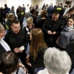 05.01.2016 Kielce. Ślubowanie 35 nowych funkcjonariuszy policji w sali im. mjr Jana Piwnika „Ponurego” Komendy Wojewódzkiej Policji. / Jarosław Kubalski / Radio Kielce