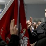 05.01.2016 Kielce. Ślubowanie 35 nowych funkcjonariuszy policji w sali im. mjr Jana Piwnika „Ponurego” Komendy Wojewódzkiej Policji. / Jarosław Kubalski / Radio Kielce