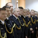 08.01.2016 Kielce. Pożegnanie Komendanta Miejskiego Państwowej Straży Pożarnej st. bryg.  Krzysztofa Janickiego. / Jarosław Kubalski / Radio Kielce