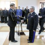 08.01.2016 Kielce. Pożegnanie Komendanta Miejskiego Państwowej Straży Pożarnej st. bryg.  Krzysztofa Janickiego. / Jarosław Kubalski / Radio Kielce