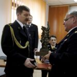 08.01.2016 Kielce. Pożegnanie Komendanta Miejskiego Państwowej Straży Pożarnej st. bryg.  Krzysztofa Janickiego. / Jarosław Kubalski / Radio Kielce