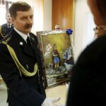 08.01.2016 Kielce. Pożegnanie Komendanta Miejskiego Państwowej Straży Pożarnej st. bryg.  Krzysztofa Janickiego. / Jarosław Kubalski / Radio Kielce