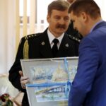 08.01.2016 Kielce. Pożegnanie Komendanta Miejskiego Państwowej Straży Pożarnej st. bryg.  Krzysztofa Janickiego. / Jarosław Kubalski / Radio Kielce