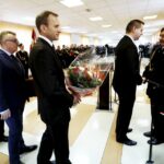 08.01.2016 Kielce. Pożegnanie Komendanta Miejskiego Państwowej Straży Pożarnej st. bryg.  Krzysztofa Janickiego. / Jarosław Kubalski / Radio Kielce