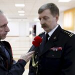 08.01.2016 Kielce. Pożegnanie Komendanta Miejskiego Państwowej Straży Pożarnej st. bryg.  Krzysztofa Janickiego. / Jarosław Kubalski / Radio Kielce