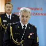 15.01.2016 Kielce. Pożegnanie Komendanta Wojewódzkiego PSP generała Zbigniewa Muszczaka i jego zastępcy starszego brygadiera Grzegorza Ryskiego. I powołanie nowego młodszego brygadiera Adama Czajki. Grzegorz Ryski. / Jarosław Kubalski / Radio Kielce