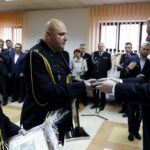 15.01.2016 Kielce. Pożegnanie Komendanta Wojewódzkiego PSP generała Zbigniewa Muszczaka i jego zastępcy starszego brygadiera Grzegorza Ryskiego. I powołanie nowego młodszego brygadiera Adama Czajki. / Jarosław Kubalski / Radio Kielce