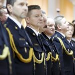 15.01.2016 Kielce. Pożegnanie Komendanta Wojewódzkiego PSP generała Zbigniewa Muszczaka i jego zastępcy starszego brygadiera Grzegorza Ryskiego. I powołanie nowego młodszego brygadiera Adama Czajki. / Jarosław Kubalski / Radio Kielce