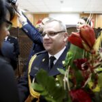 15.01.2016 Kielce. Pożegnanie Komendanta Wojewódzkiego PSP generała Zbigniewa Muszczaka i jego zastępcy starszego brygadiera Grzegorza Ryskiego. I powołanie nowego młodszego brygadiera Adama Czajki. / Jarosław Kubalski / Radio Kielce