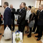 15.01.2016 Kielce. Pożegnanie Komendanta Wojewódzkiego PSP generała Zbigniewa Muszczaka i jego zastępcy starszego brygadiera Grzegorza Ryskiego. I powołanie nowego młodszego brygadiera Adama Czajki. / Jarosław Kubalski / Radio Kielce