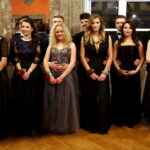 16.01.2016 Kielce. Studniówka w I Ogólnokształcącym Liceum Akademickim im. Janiny Kossakowskiej - Dębickiej w WDK. / Jarosław Kubalski / Radio Kielce