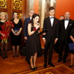 16.01.2016 Kielce. Studniówka w I Ogólnokształcącym Liceum Akademickim im. Janiny Kossakowskiej - Dębickiej w WDK. / Jarosław Kubalski / Radio Kielce